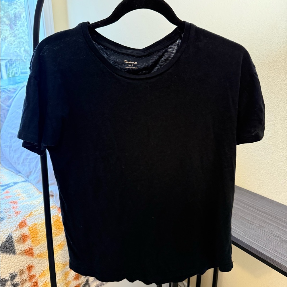 Madewell Black Short Sleeve Tee